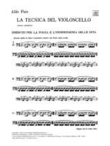 La Tecnica Del Violoncello - Aldo Pais - Partition - Violoncelle